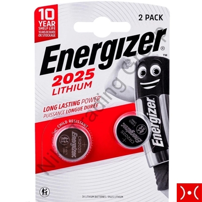 ENERGIZER Lithium CR2025 BP2