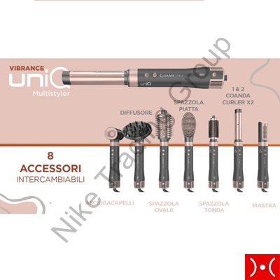 Gama Phon Multistyler Uniq Aura 8 Accessori 1500W