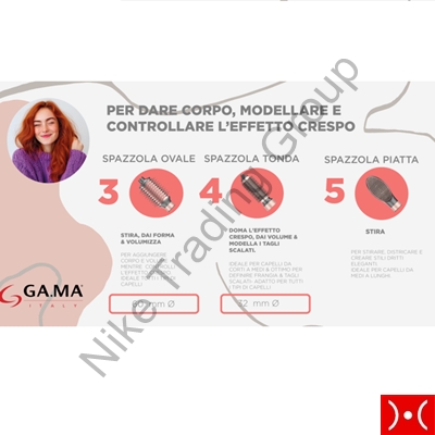 Gama Phon Multistyler Uniq Aura 8 Accessori 1500W