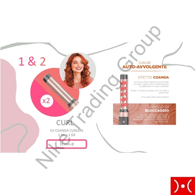 Gama Phon Multistyler Uniq Flow 9 Accessori 1550W