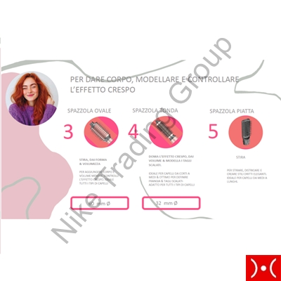 Gama Phon Multistyler Uniq Flow 9 Accessori 1550W