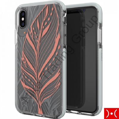 Cover GEAR4 Victoria per iPhone X/Xs tribal leaf