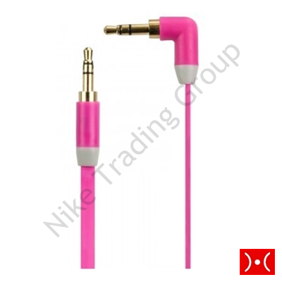  Gecko Soundwire 3.5 to 3.5 Flat cable Pink