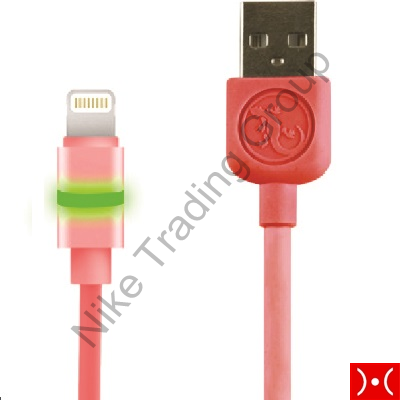 Gecko Smart LED Lightning Cable - Pink