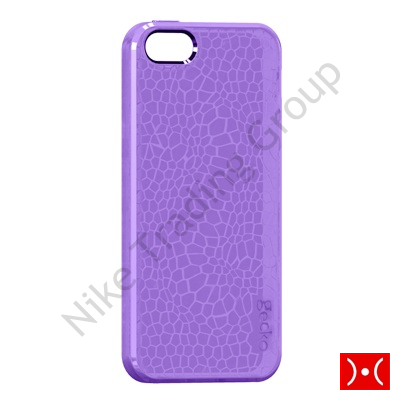 Gecko GLOW iPhone 5 - Purple + Clear Guard