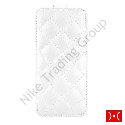 Flip Cover Vert. Trapuntata White Gecko Iphone Se