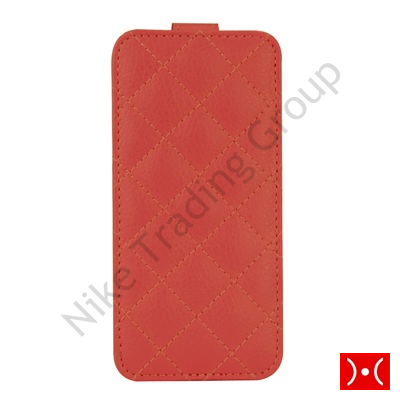 Gecko GLAM Flip Wallet - Red iPhone5