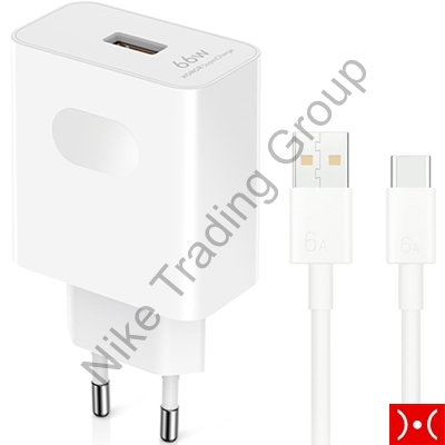 Honor Wall Charger 66W 6A,USB-A+Type-C Cable White