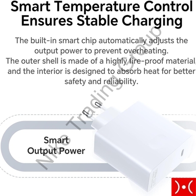 Honor Carica Rete 100W, 5A, 1 x USB-C, White