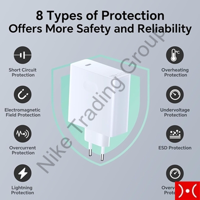 Honor Carica Rete 100W, 5A, 1 x USB-C, White