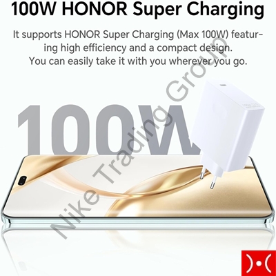 Honor Carica Rete 100W, 5A, 1 x USB-C, White
