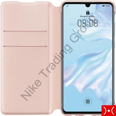 Flip Wallet Cover Pink Orig. Huawei P30