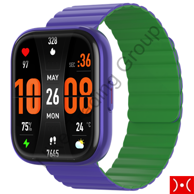 Imiki Smartwatch Frame 3 Purple magnetric strap