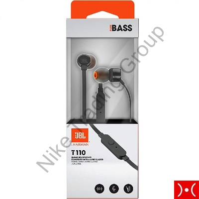 Intra-auricolari con microfono JBL Black T110