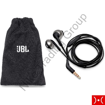 Auricolare con cavo piatto JBL Black T205