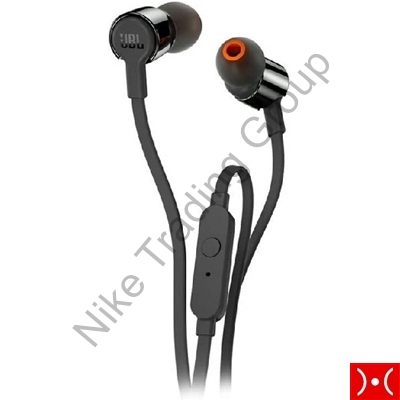 Auricolare con cavo piatto JBL Black T210