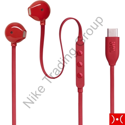 Auricolare con Audio High Res JBL Red Type-C