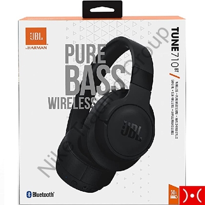 Cuffia Bluetooth Tune 710 BT Black JBL