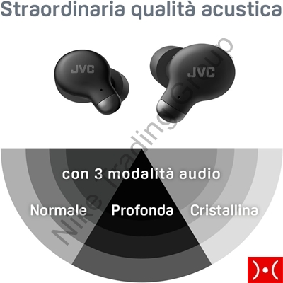 Auricolare Noise Cancellin True Wireless Black JVC