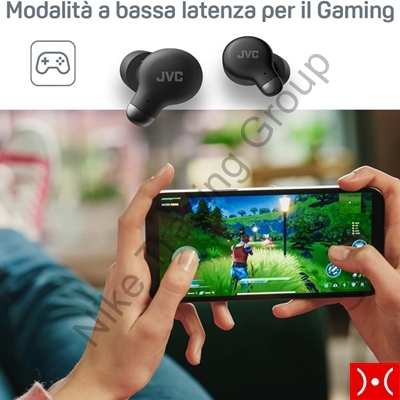 Auricolare Noise Cancellin True Wireless Black JVC