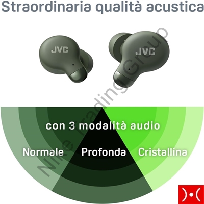 Auricolare Noise Cancellin True Wireless Green JVC
