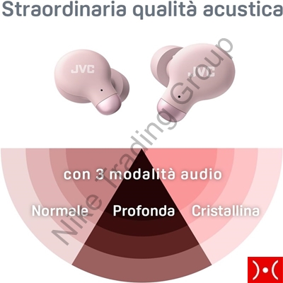 Auricolare Noise Cancellin True Wireless Pink JVC