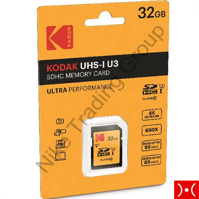 Kodak Sdhc 32gb Class10 U3 4k Esc. Siae