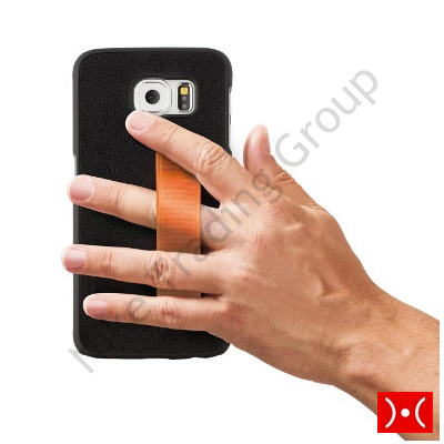 Cover Selfie Galaxy S6 Black-Orange Meliconi