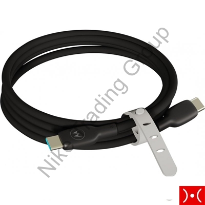 Motorola Cavo Dati USB-C a USB-C 2 metri Black