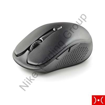 NGS Mouse Wireless Ricaricabile Nero