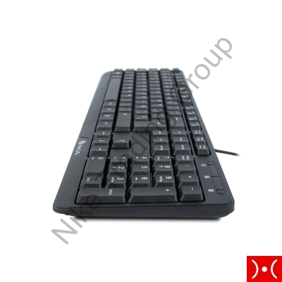 NGS Tastiera a filo USB Black
