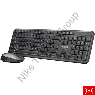 NGS Kit tastiera e mouse wireless da 2,4 GHz