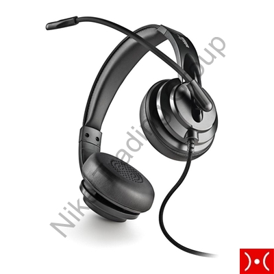 NGS Cuffia Stereo USB-C con microfono per PC Black