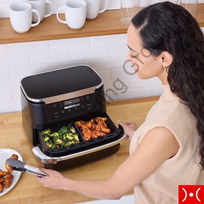 Ninja Friggitrice ad aria FlexDrawer da 6,6 Lt.