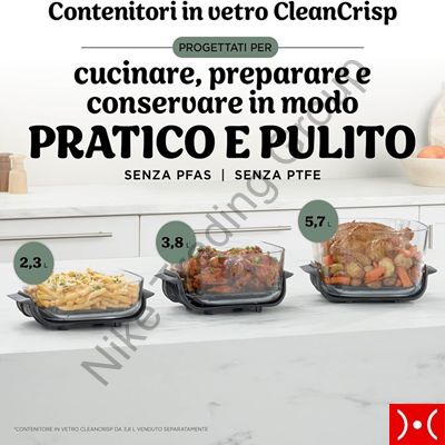 Ninja friggitrice ad aria�in vetro XL Pro Verde