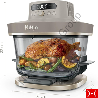 Ninja friggitrice aria�in vetro XL Pro Grigio