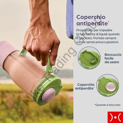 Ninja frullatore Blendboss con borraccia azzurro