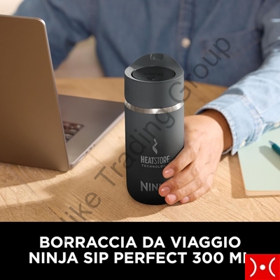 Ninja Borraccia Thirsti Nero 340ml