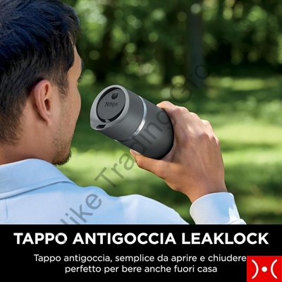 Ninja Borraccia Thirsti Nero 340ml
