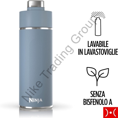 Ninja Borraccia Thirsti Verde Navy 530ml