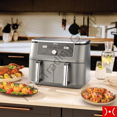 Ninja Friggitrice ad aria Dual Max 9,5 Lt.