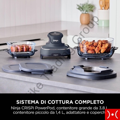 Ninja Friggitrige aria portatile 4 in 1 Crispy blu