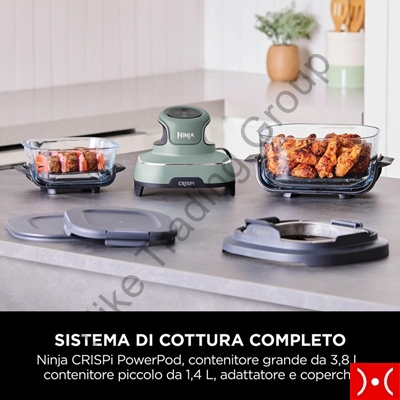 Ninja friggitrice ad aria portatile 4 in 1 crispi