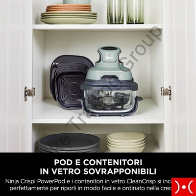 Ninja friggitrice ad aria portatile 4 in 1 crispi