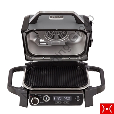 Ninja barbecue elettrico con affumicatore woodfire