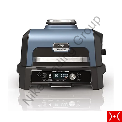 Ninja woodfire barbecue elettrico con affumicatore