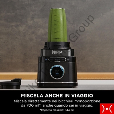 Ninja Frullatore ad alta potenza con 2 bicchieri
