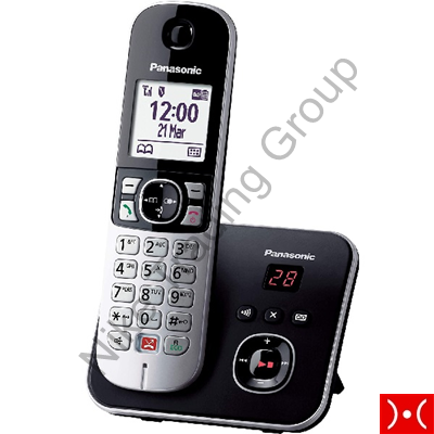 Panasonic Expandable Cordless + Voice Mail Black