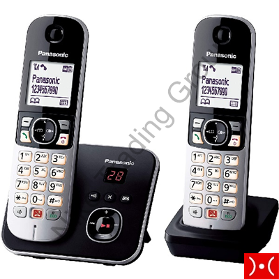 Panasonic Expandable Cordless+Voice Mail DUO Black