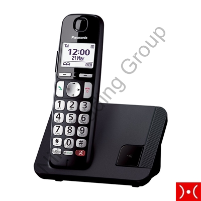 Panasonic Cordless Standard DECT- LCD Display Nero